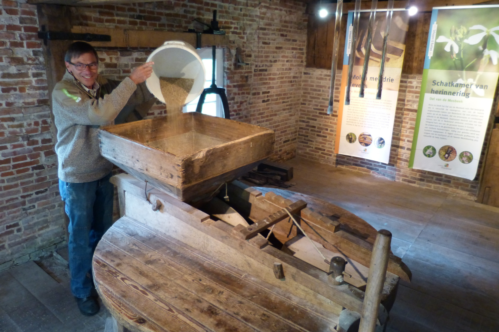 Vrijwillig molenaar molen van Frans