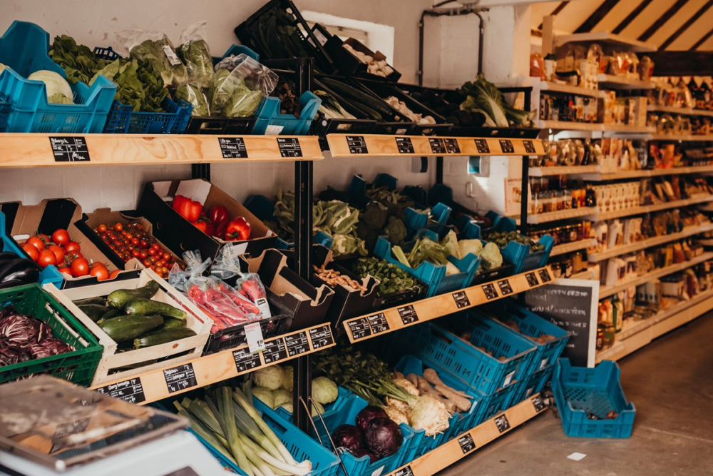 Kleinlangevelsloo Supermarkt in het bos