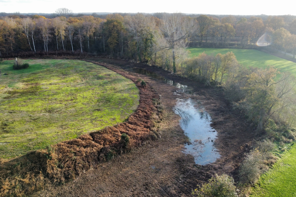 Hunenborg luchtfoto