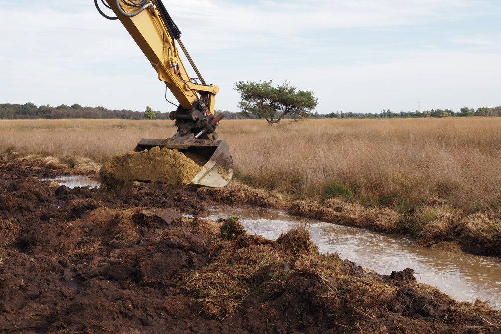 Wierdense Veld, het dichten van de lekken in de gliedelaag