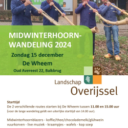 midwinterhoornwandeling poster 2024