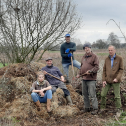 Broeihoop maken voor de ringslang