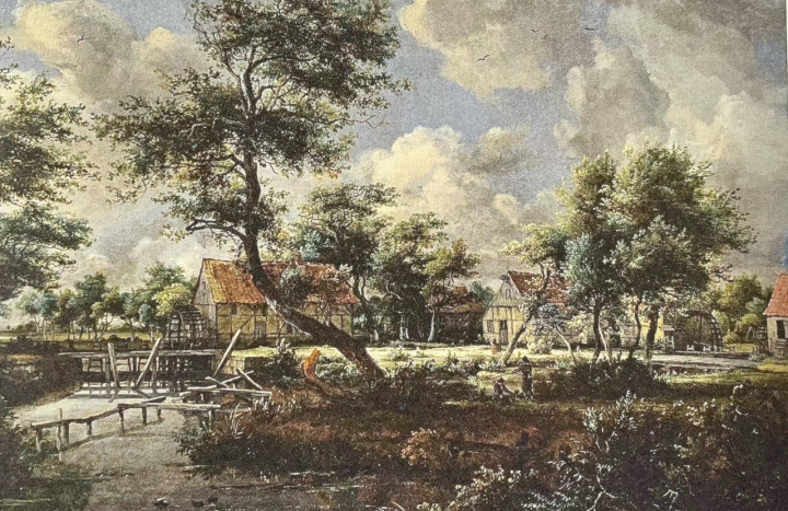 De watermolens van Singraven, ca 1665-70, The National Gallery Londen