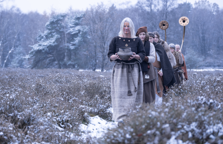 Vassergrafveld, processie - living history