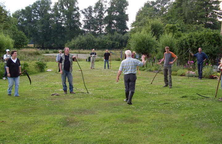 Cursus maaien met de zeis