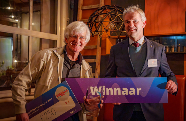 Evert Jan Entzinger pakt Overijsselse Vrijwilligersprijs